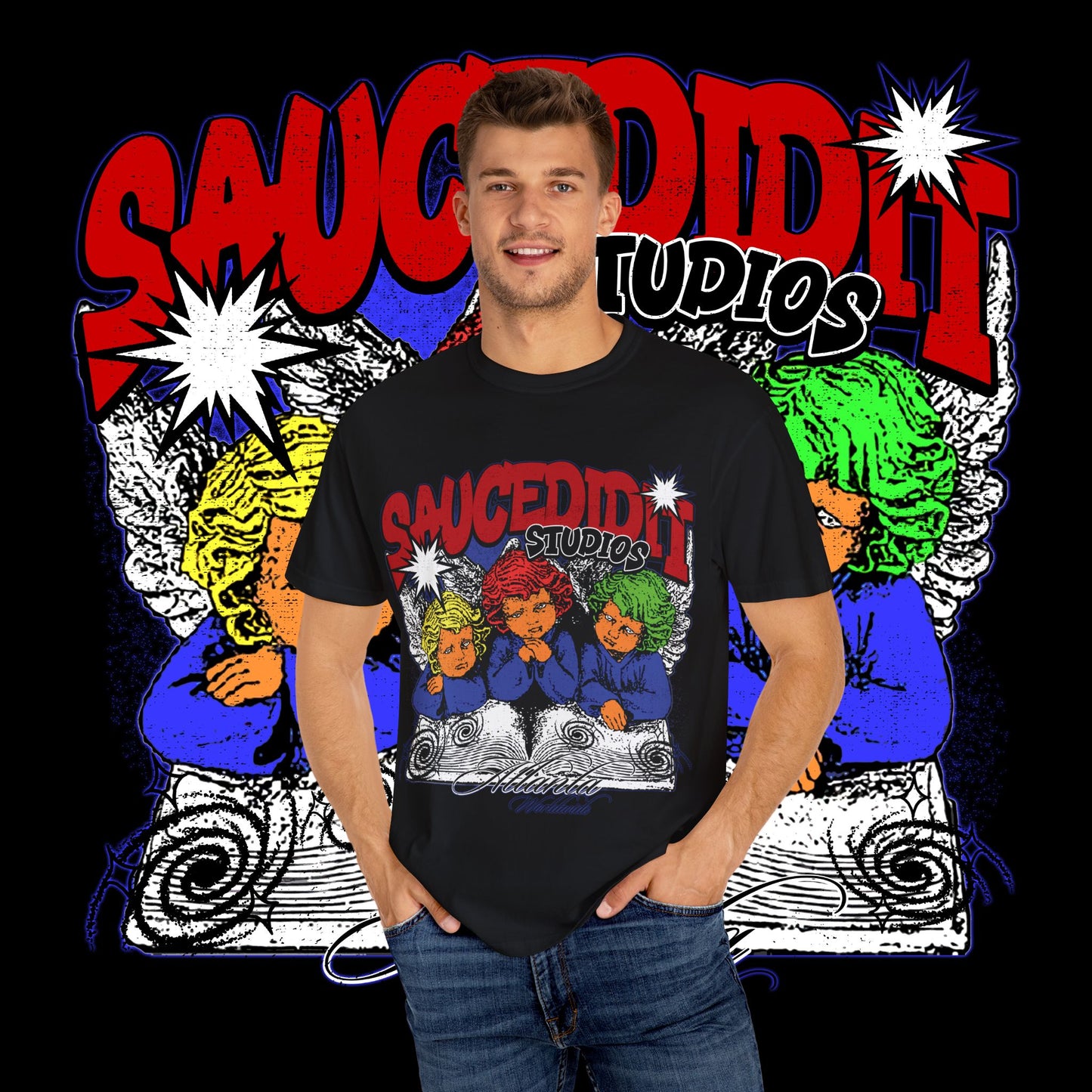 Vibrant Retro Unisex T-Shirt, Streetwear Top, Casual Graphic Tee, Festival Shirt, Gift for Friends, 90s Aesthetic Wear