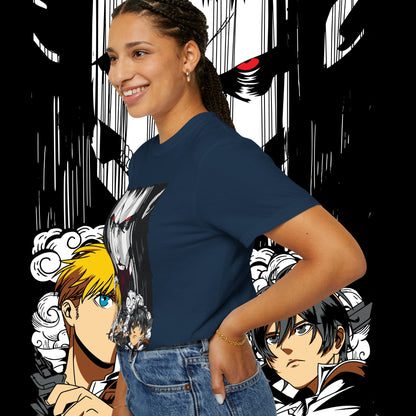 Giant vs Colossus Anime Art T-shirt | Giant vs Colossus design