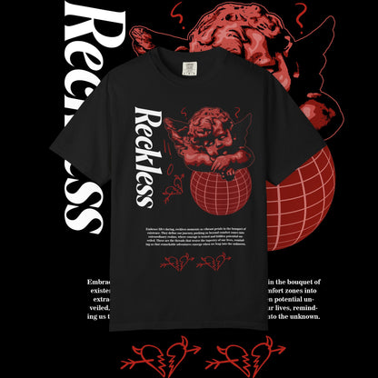 Reckless Unisex T-Shirt, Vintage Graphic Tee, Casual Streetwear, Unique Gift for Him or Her, Edgy Fashion Statement