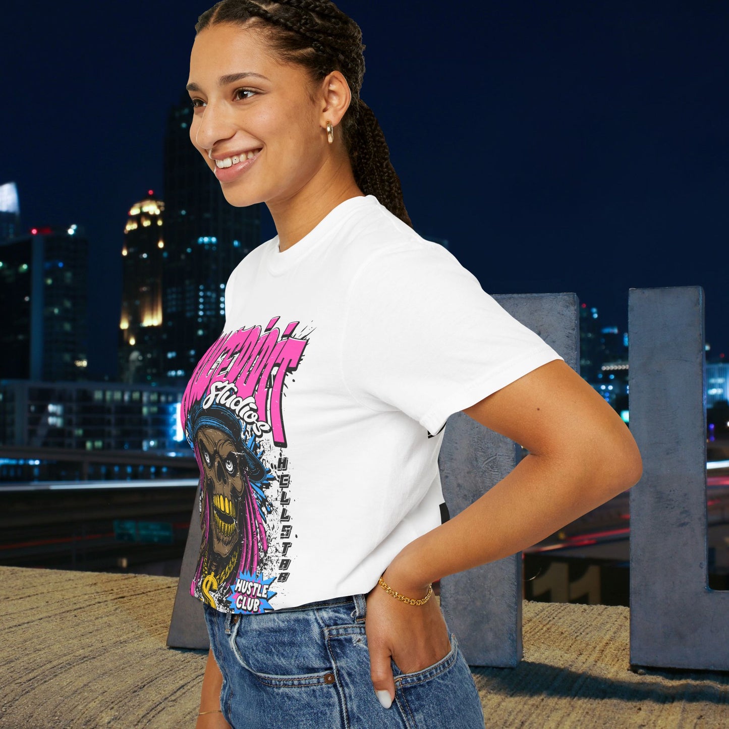 Graphic T-Shirt — "Saucedidit" Skull Design | Born Broke Die Rich Streetwear
