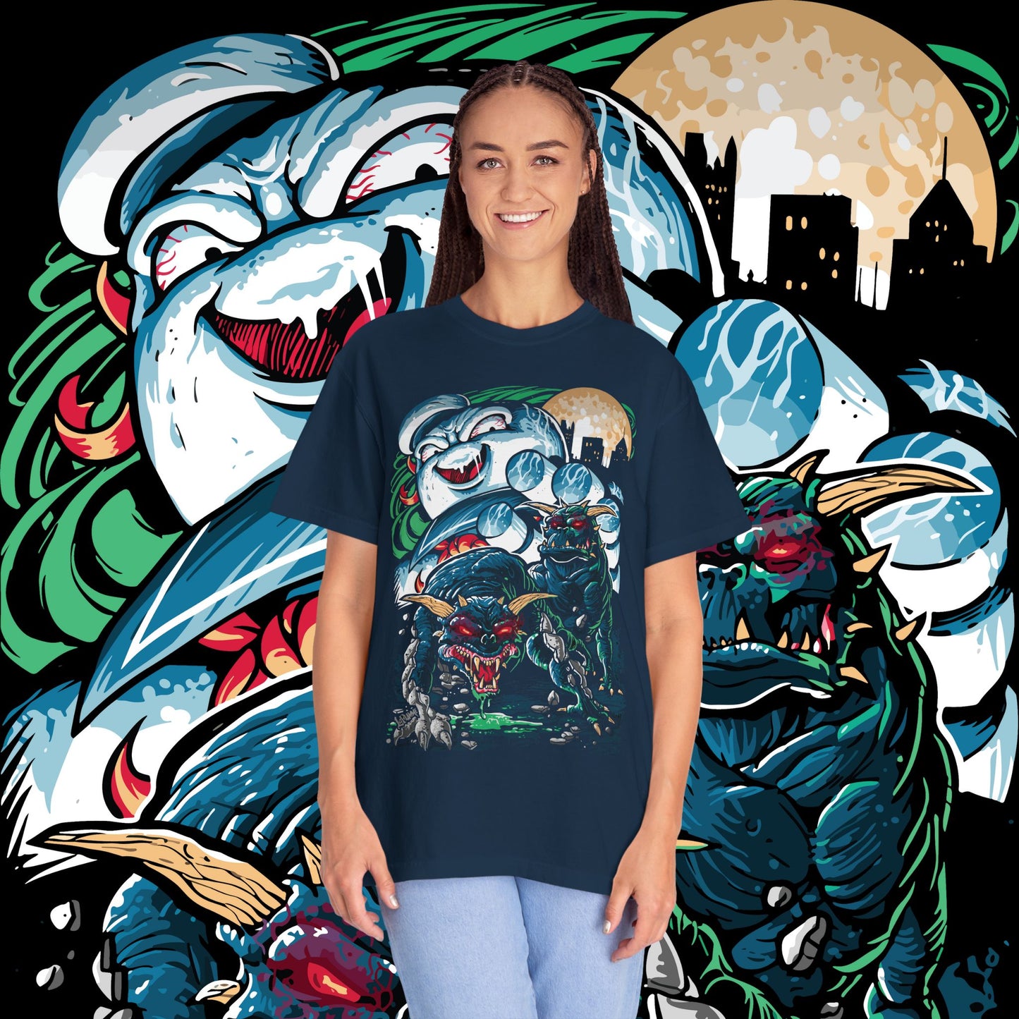 Mythical Creature Graphic Tee, Unisex T-Shirt for Comic Fans, Halloween Apparel, Unique Gift, Graphic Novel Merch