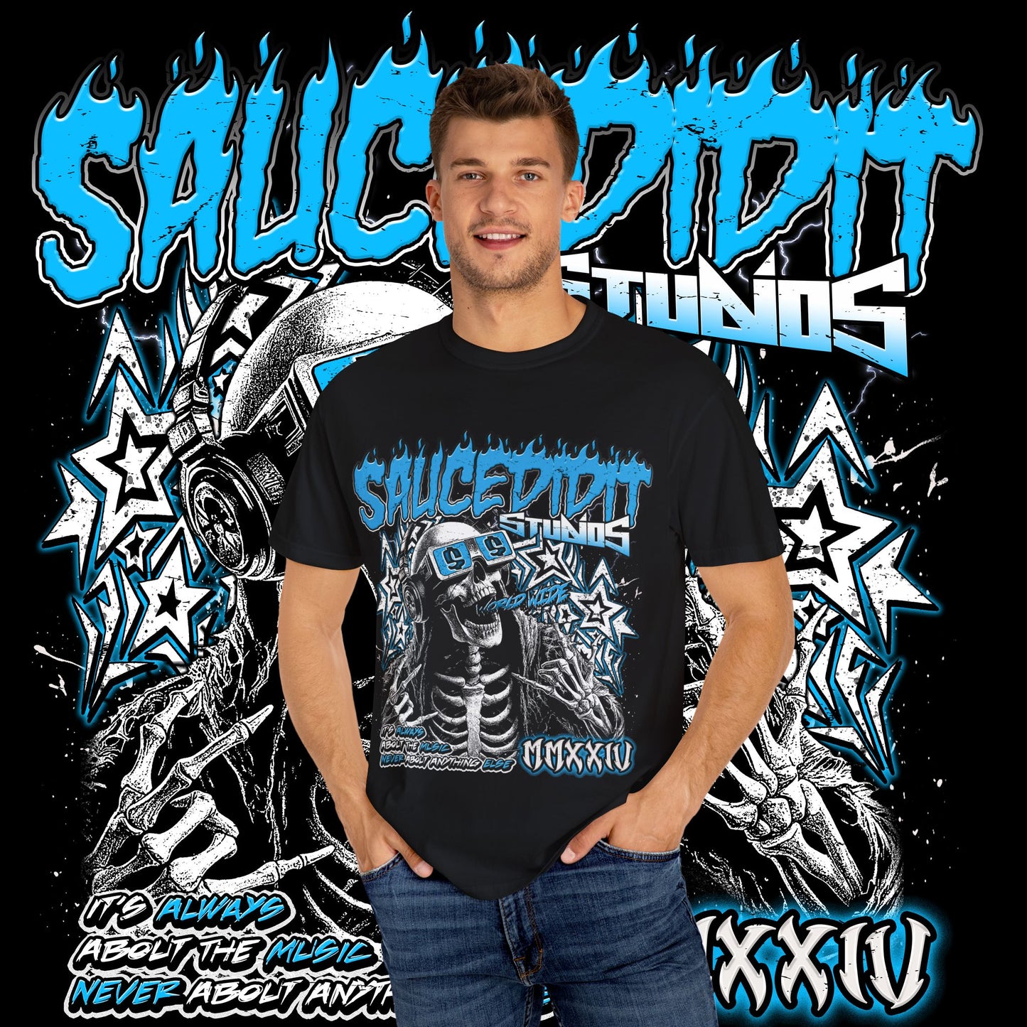 Don't Talk Too Much Garment-Dyed T-shirt