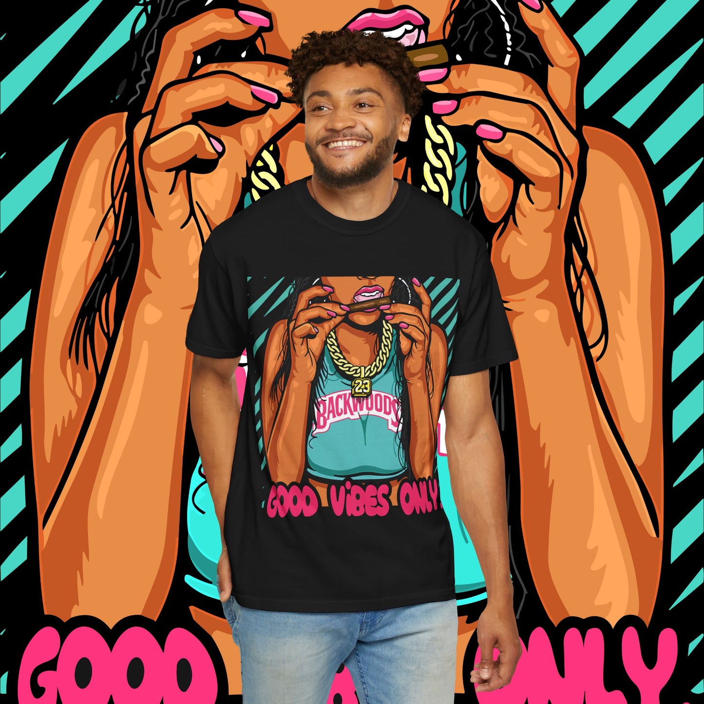 Good Vibes Only Unisex T-Shirt, Trendy Graphic Tee, Casual Outfit, Streetwear Style, Perfect Gift for Chill Gatherings