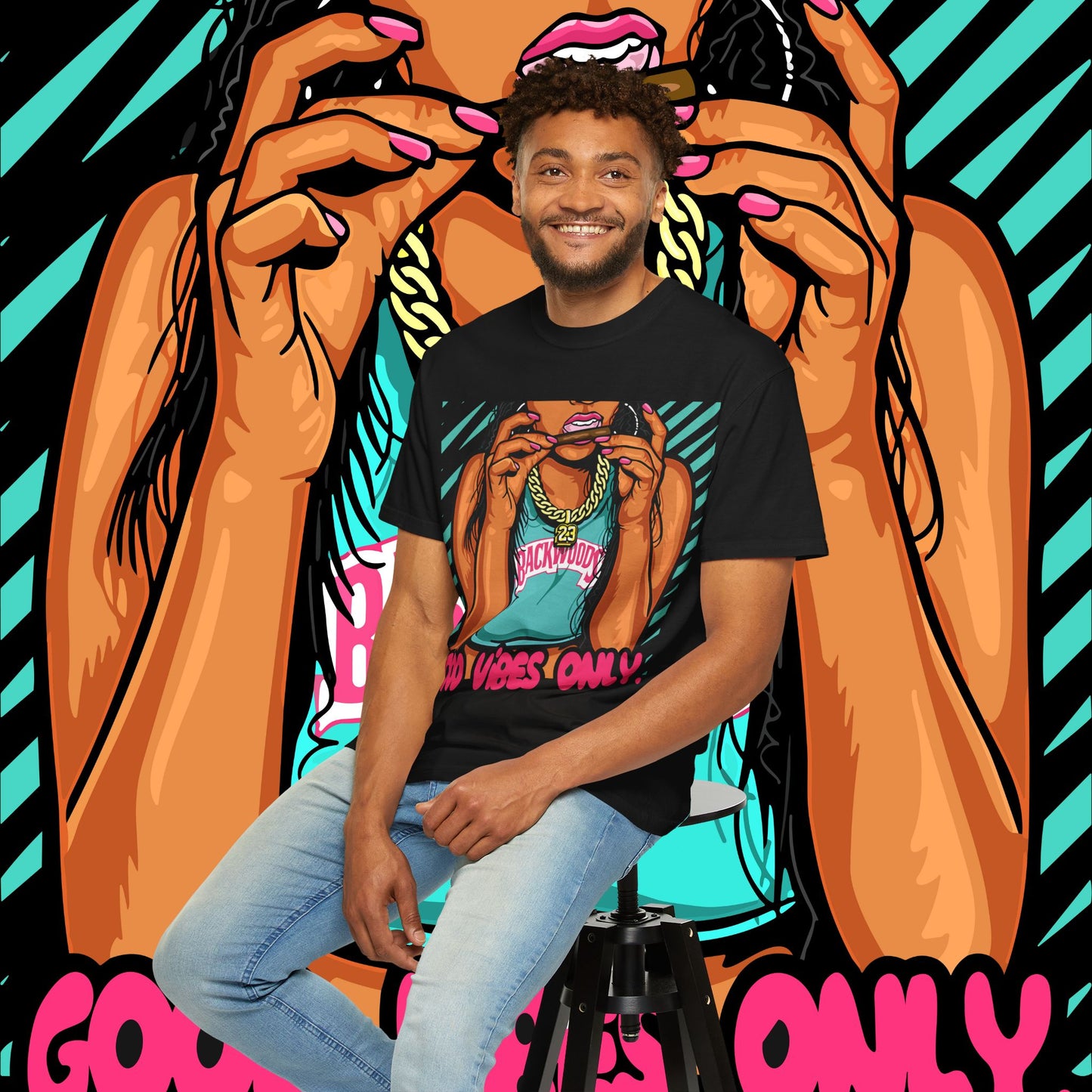 Good Vibes Only Unisex T-Shirt, Trendy Graphic Tee, Casual Outfit, Streetwear Style, Perfect Gift for Chill Gatherings