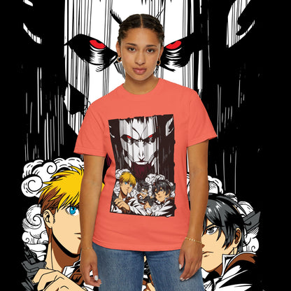 Giant vs Colossus Anime Art T-shirt | Giant vs Colossus design