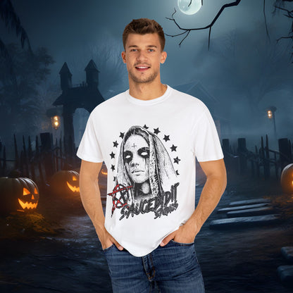 Edgy Graphic Tee, Unisex T-Shirt, Halloween Costume Top, Trendy Streetwear, Graphic Shirt, Alternative Apparel