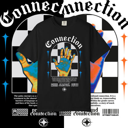 Connection Graphic Tee, Unisex Streetwear Shirt, Artistic Graphic T-shirt, Casual Style Gift, Trendy Connection Top
