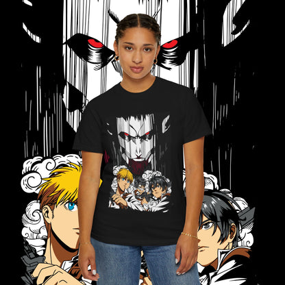 Giant vs Colossus Anime Art T-shirt | Giant vs Colossus design