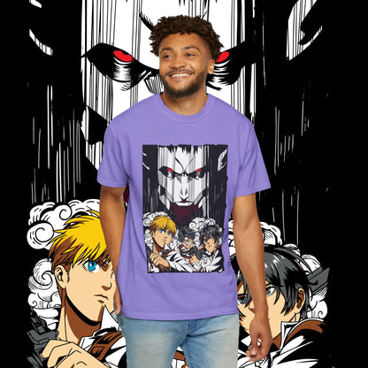Giant vs Colossus Anime Art T-shirt | Giant vs Colossus design