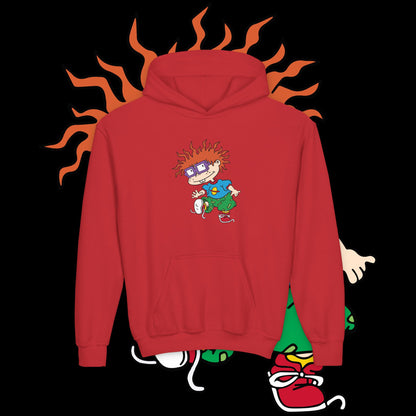 Chucky from Rugrats Youth Sweatshirt, Fun Cartoon Hoodie, Stylish Kids Pullover, Cozy Sportswear, Birthday Gift