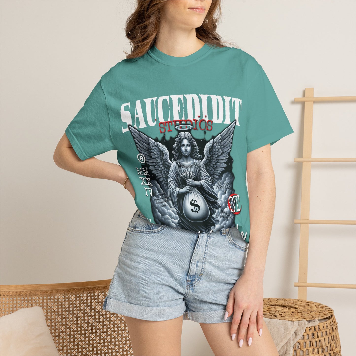 Street Art Angel T-shirt — Urban Angel Graphic Tee