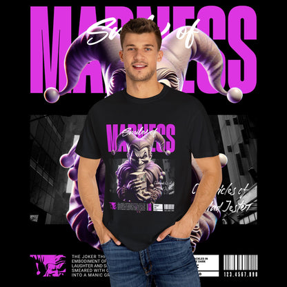 Vintage Smile of Madness Unisex Garment-Dyed T-shirt, Retro Tee, Graphic Tee, Cool Shirt, Hipster Top, Funny T-shirt, Unique Gift