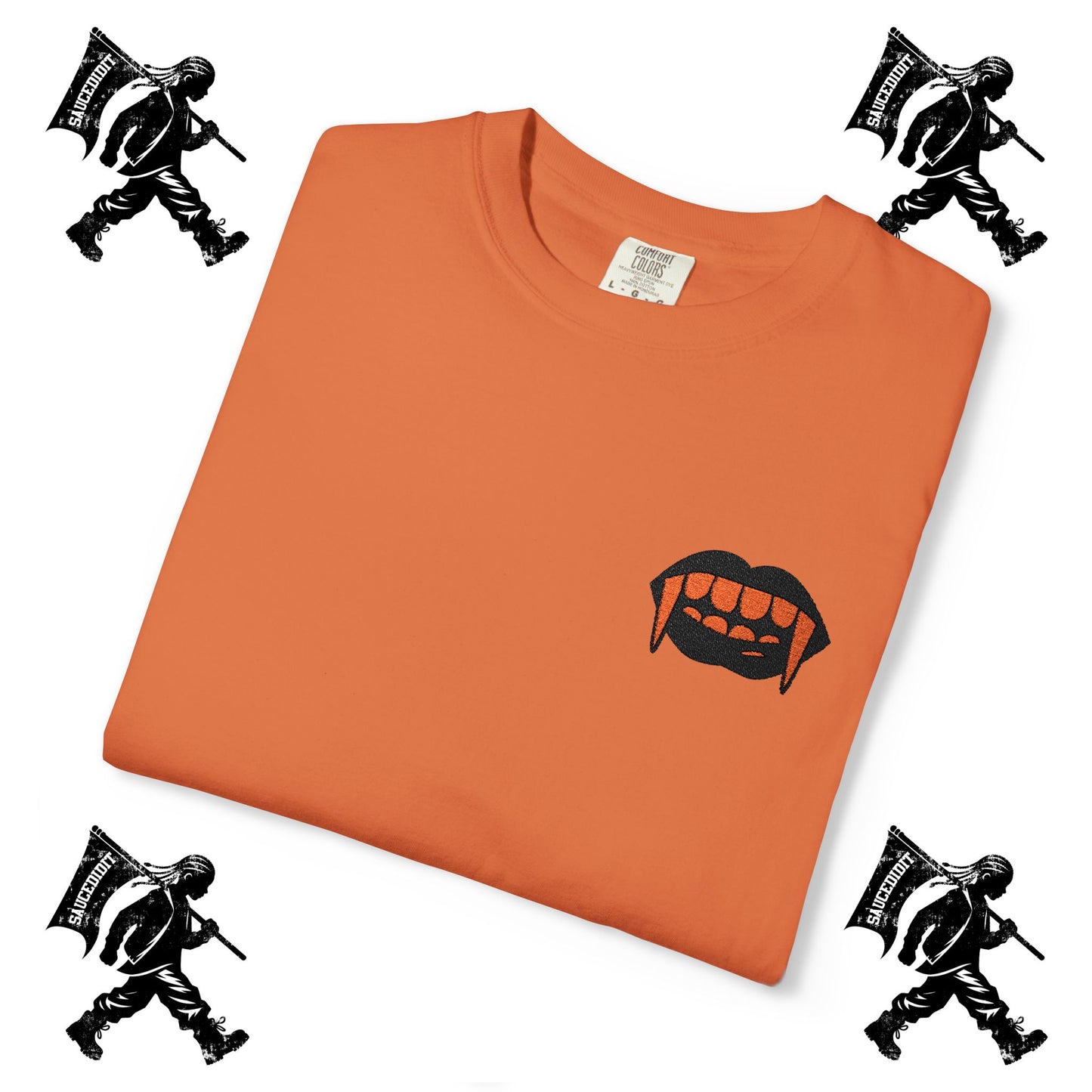 Limited Edition Saucedidit Spooky Halloween Embroidery T-shirt, Embroidered Shirt, Halloween Shirt, Spooky Tee, Unisex Tee, Halloween