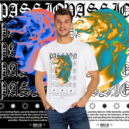 Passion Unisex Garment-Dyed T-Shirt, Graphic Tee for Art Lovers, Unique Casual Wear, Inspirational Fashion, Gift for Creatives