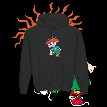 Chucky from Rugrats Youth Sweatshirt, Fun Cartoon Hoodie, Stylish Kids Pullover, Cozy Sportswear, Birthday Gift