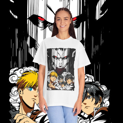 Giant vs Colossus Anime Art T-shirt | Giant vs Colossus design