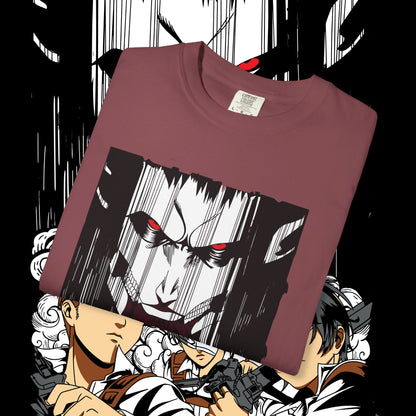 Giant vs Colossus Anime Art T-shirt | Giant vs Colossus design