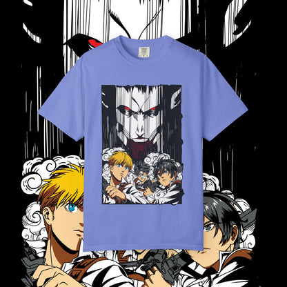 Giant vs Colossus Anime Art T-shirt | Giant vs Colossus design