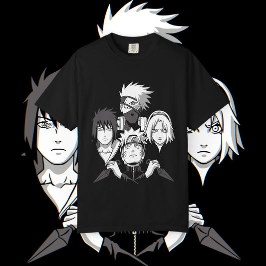 Naruto Team 7 T-shirt, Anime Graphic Tee, Unisex Tee, Casual Top, Gift for Anime Fans, Manga Shirt