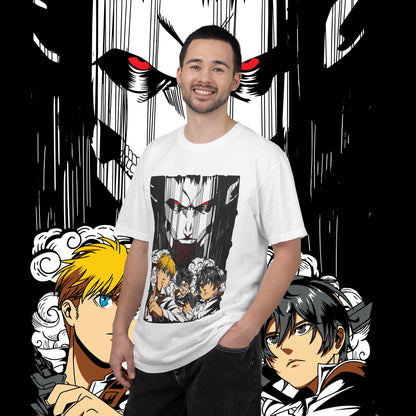 Giant vs Colossus Anime Art T-shirt | Giant vs Colossus design
