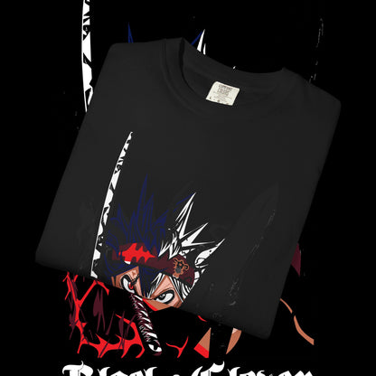 Black Clover Asta Demon Form Red Black Flame Unisex T-shirt, Anime Shirt, Manga Tee, Japanese Graphic Top, Cosplay Costume, Otaku Clothing