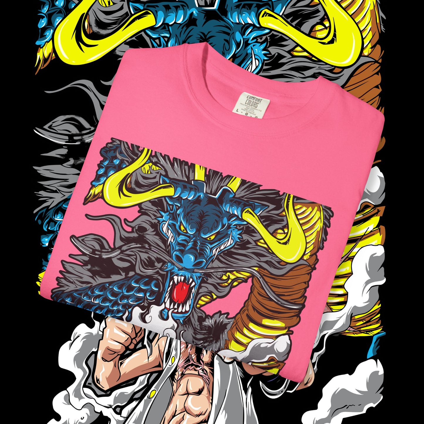 Anime Dragon Graphic Unisex T-Shirt | Cool Casual Tee, Gift for Anime Fans, Streetwear, Comfy Graphic Tee, Unique Design