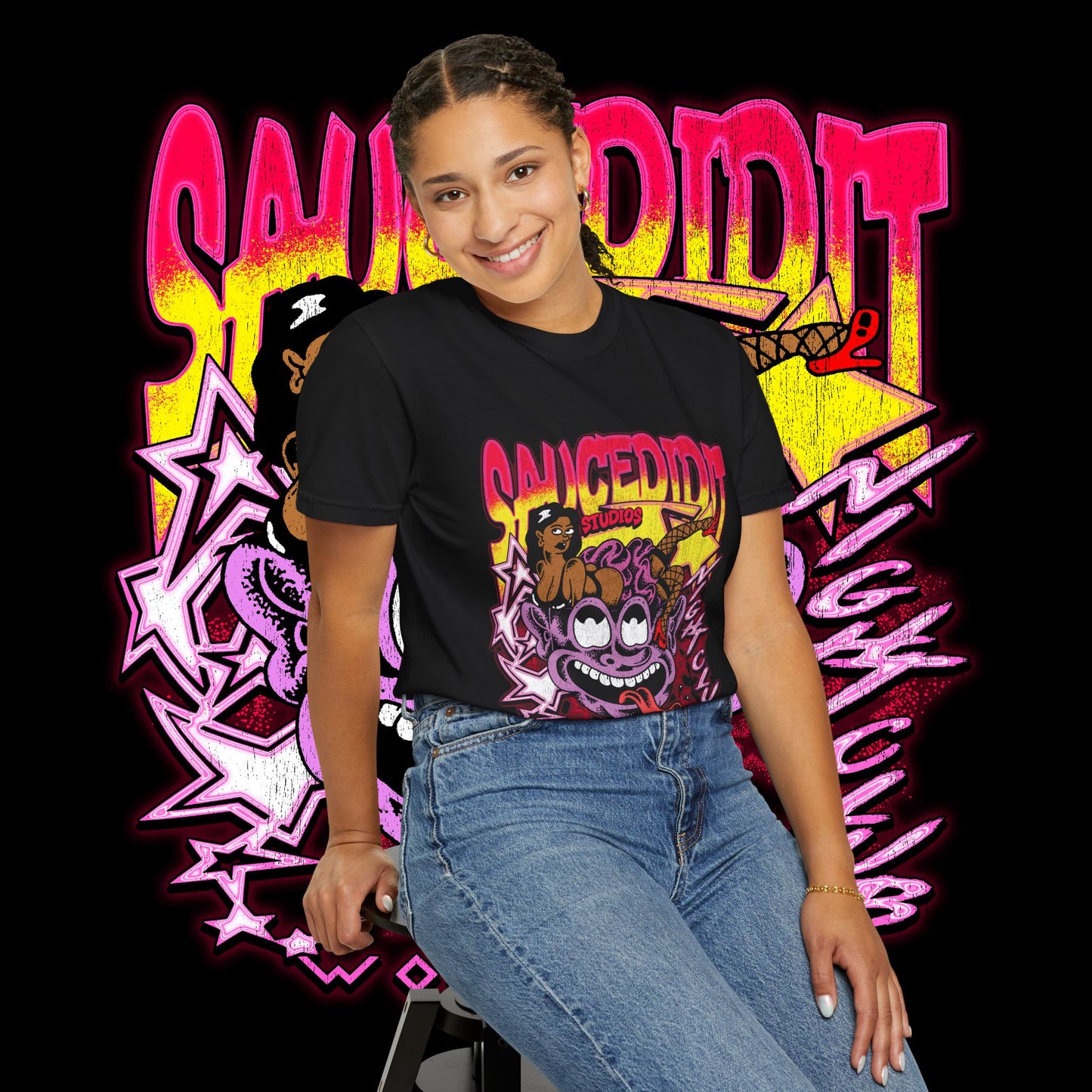 Sauced Up Studios Graphic T-Shirt — SaucediditWorldwide Streetwear