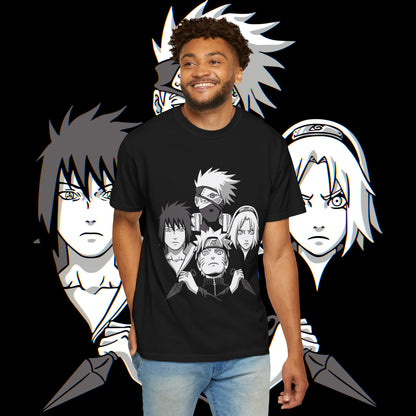 Naruto Team 7 T-shirt, Anime Graphic Tee, Unisex Tee, Casual Top, Gift for Anime Fans, Manga Shirt