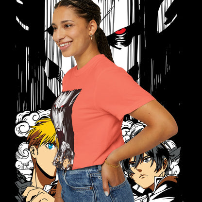 Giant vs Colossus Anime Art T-shirt | Giant vs Colossus design
