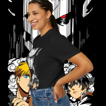 Giant vs Colossus Anime Art T-shirt | Giant vs Colossus design
