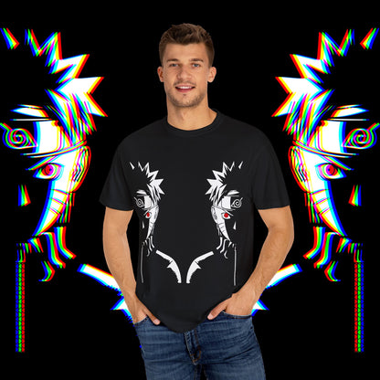 Anime-Inspired Graphic T-Shirt, Trendy Unisex Tee, Unique Gift for Fans, Casual Wear, Perfect for Conventions - Unisex Garment-Dyed T-shirt,