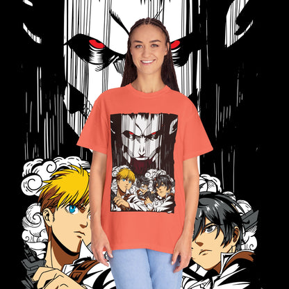 Giant vs Colossus Anime Art T-shirt | Giant vs Colossus design
