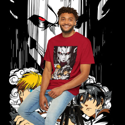 Giant vs Colossus Anime Art T-shirt | Giant vs Colossus design