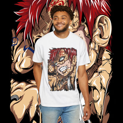 Anime Gaara of the Sand Unisex Garment-Dyed T-shirt, Japanese Manga Tee, Naruto Fan Gift, Cosplay Shirt, Geek Apparel
