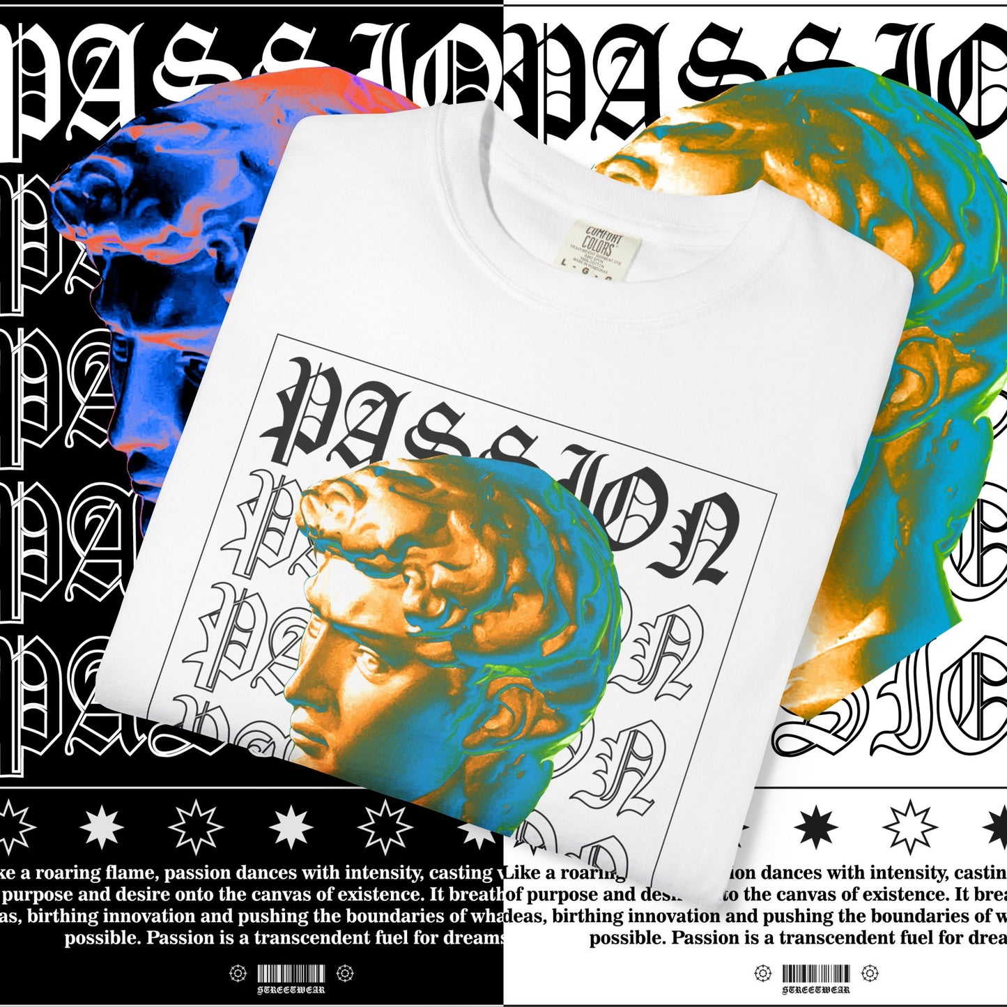 Passion Unisex Garment-Dyed T-Shirt, Graphic Tee for Art Lovers, Unique Casual Wear, Inspirational Fashion, Gift for Creatives