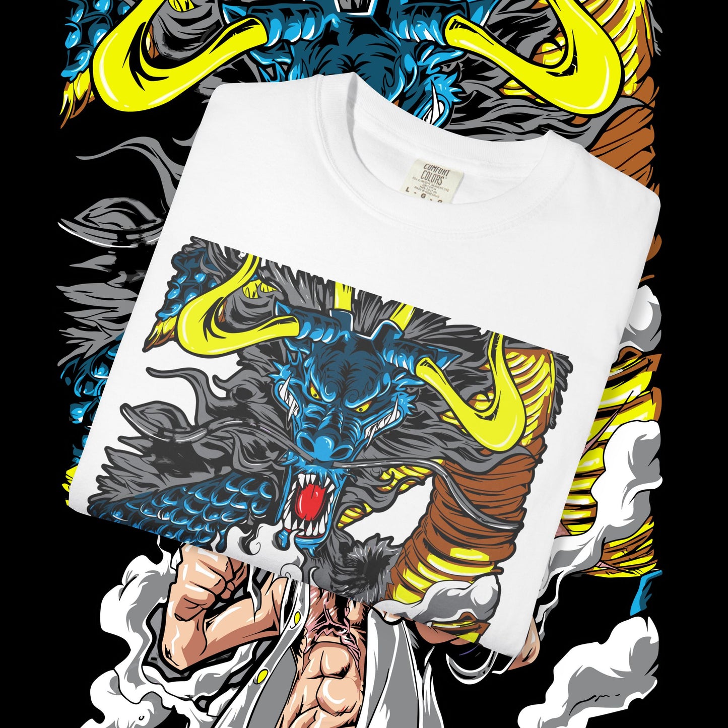 Anime Dragon Graphic Unisex T-Shirt | Cool Casual Tee, Gift for Anime Fans, Streetwear, Comfy Graphic Tee, Unique Design