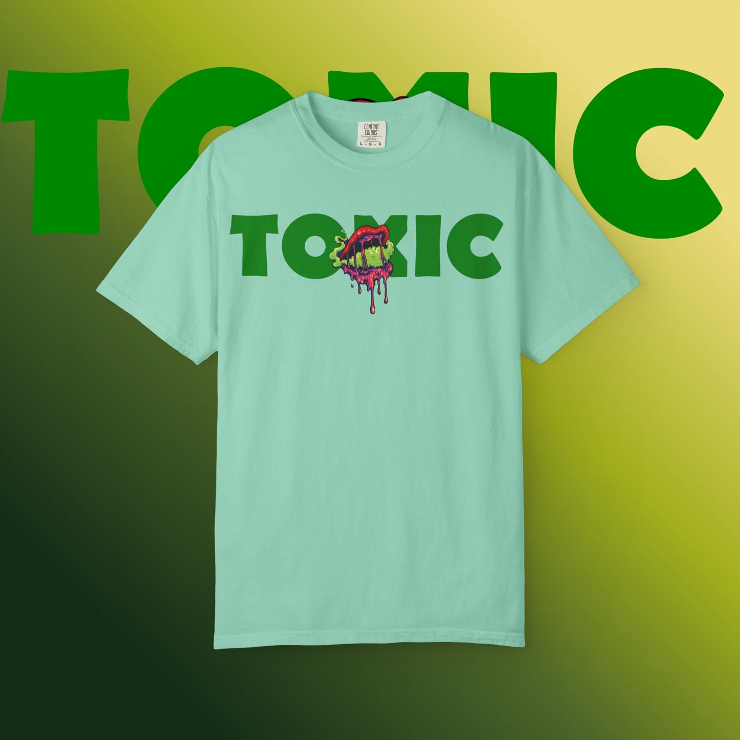 Toxic Vibes T-Shirt, Unisex Graphic Tee, Streetwear Style, Eco-Friendly Cotton, Gift for Gamers, Perfect for Music Festivals