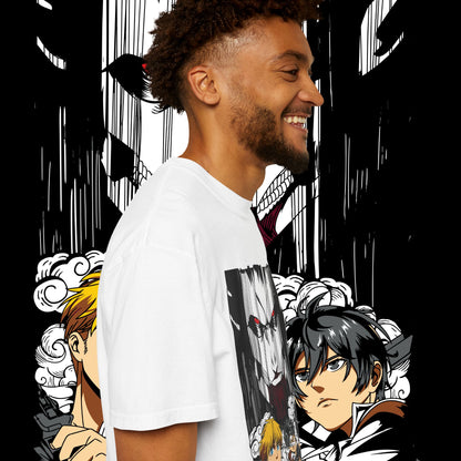 Giant vs Colossus Anime Art T-shirt | Giant vs Colossus design