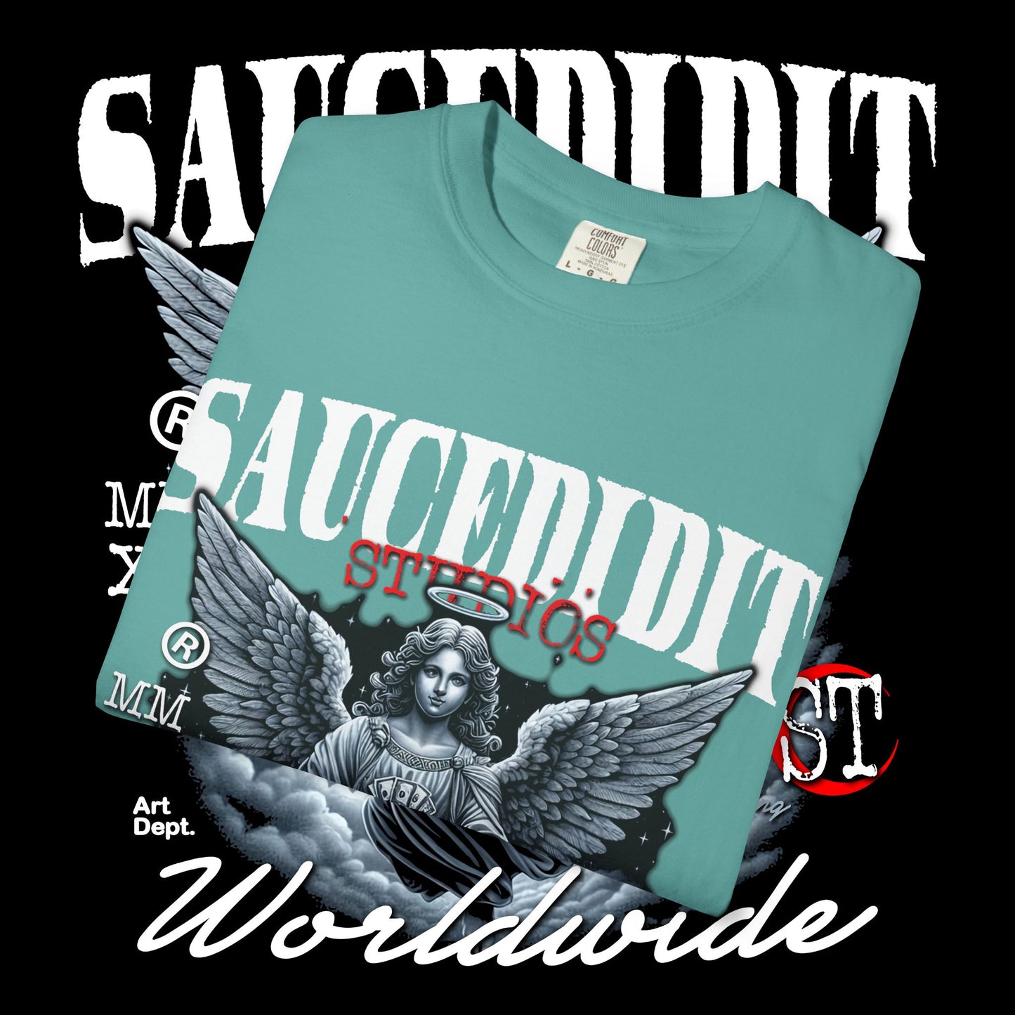 Street Art Angel T-shirt — Urban Angel Graphic Tee