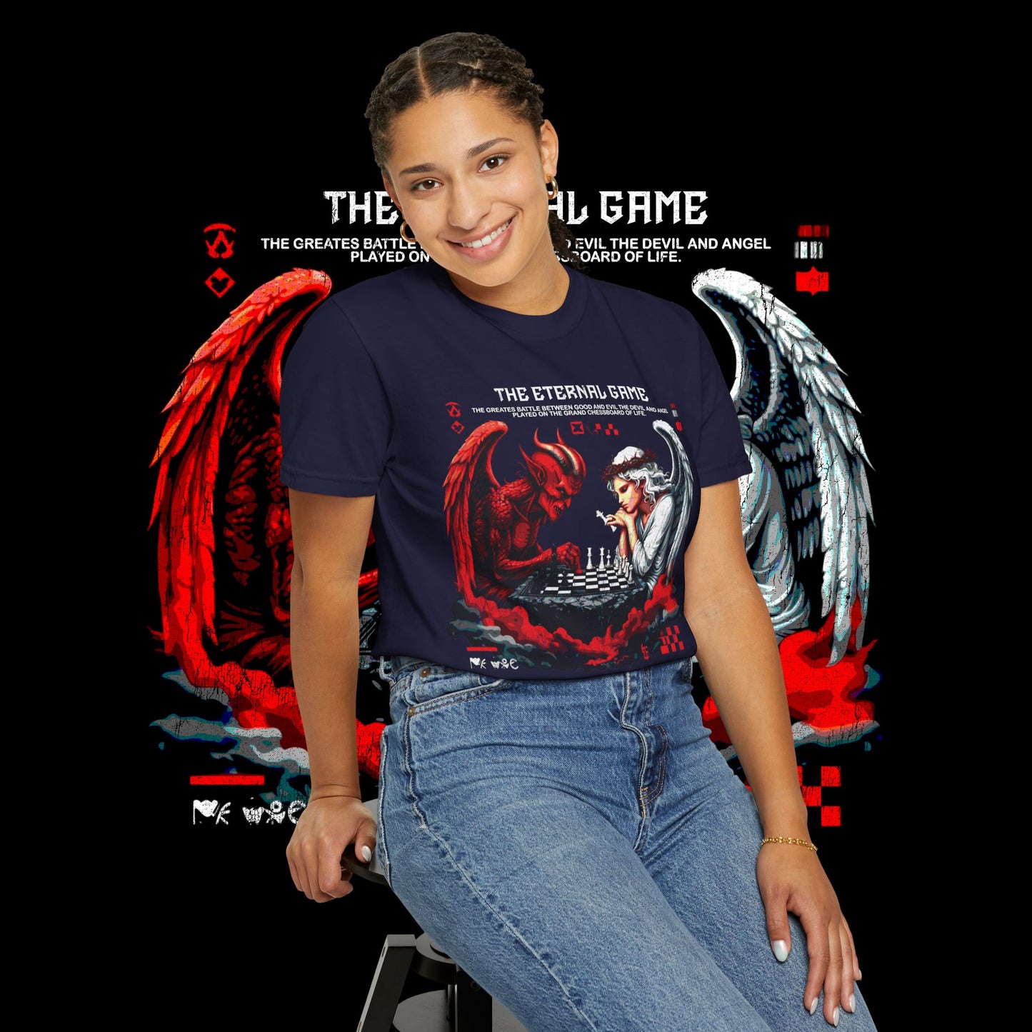 Angel & Demon Graphic T-Shirt