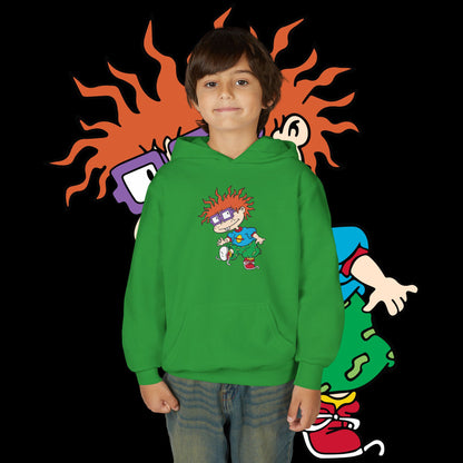 Chucky from Rugrats Youth Sweatshirt, Fun Cartoon Hoodie, Stylish Kids Pullover, Cozy Sportswear, Birthday Gift