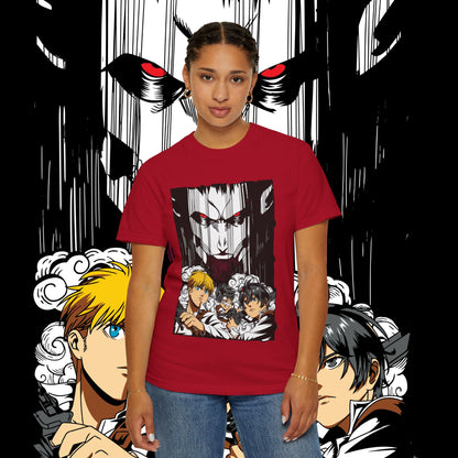 Giant vs Colossus Anime Art T-shirt | Giant vs Colossus design