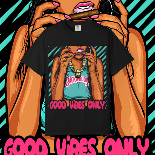 Good Vibes Only Unisex T-Shirt, Trendy Graphic Tee, Casual Outfit, Streetwear Style, Perfect Gift for Chill Gatherings