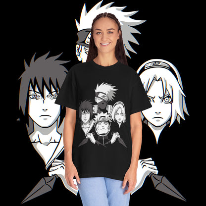 Naruto Team 7 T-shirt, Anime Graphic Tee, Unisex Tee, Casual Top, Gift for Anime Fans, Manga Shirt