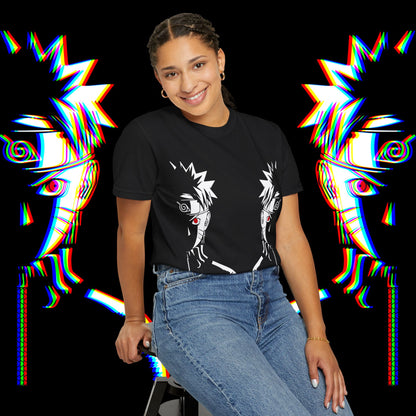 Anime-Inspired Graphic T-Shirt, Trendy Unisex Tee, Unique Gift for Fans, Casual Wear, Perfect for Conventions - Unisex Garment-Dyed T-shirt,