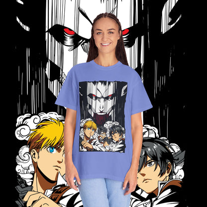 Giant vs Colossus Anime Art T-shirt | Giant vs Colossus design