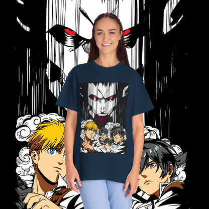 Giant vs Colossus Anime Art T-shirt | Giant vs Colossus design