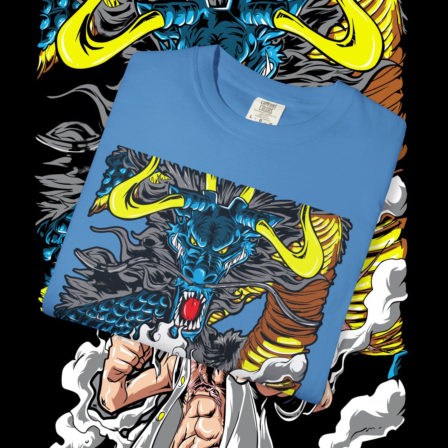 Anime Dragon Graphic Unisex T-Shirt | Cool Casual Tee, Gift for Anime Fans, Streetwear, Comfy Graphic Tee, Unique Design