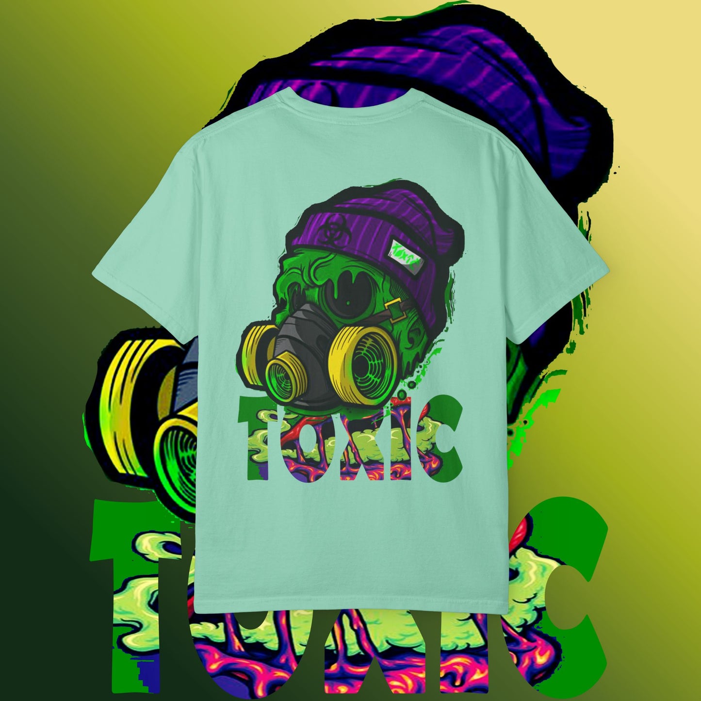 Toxic Vibes T-Shirt, Unisex Graphic Tee, Streetwear Style, Eco-Friendly Cotton, Gift for Gamers, Perfect for Music Festivals