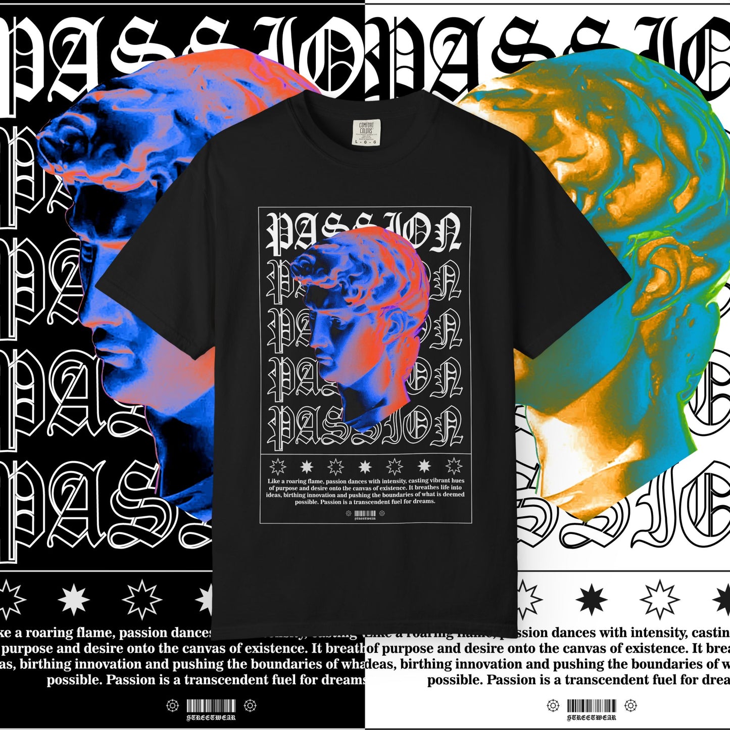 Passion Unisex Garment-Dyed T-Shirt, Graphic Tee for Art Lovers, Unique Casual Wear, Inspirational Fashion, Gift for Creatives